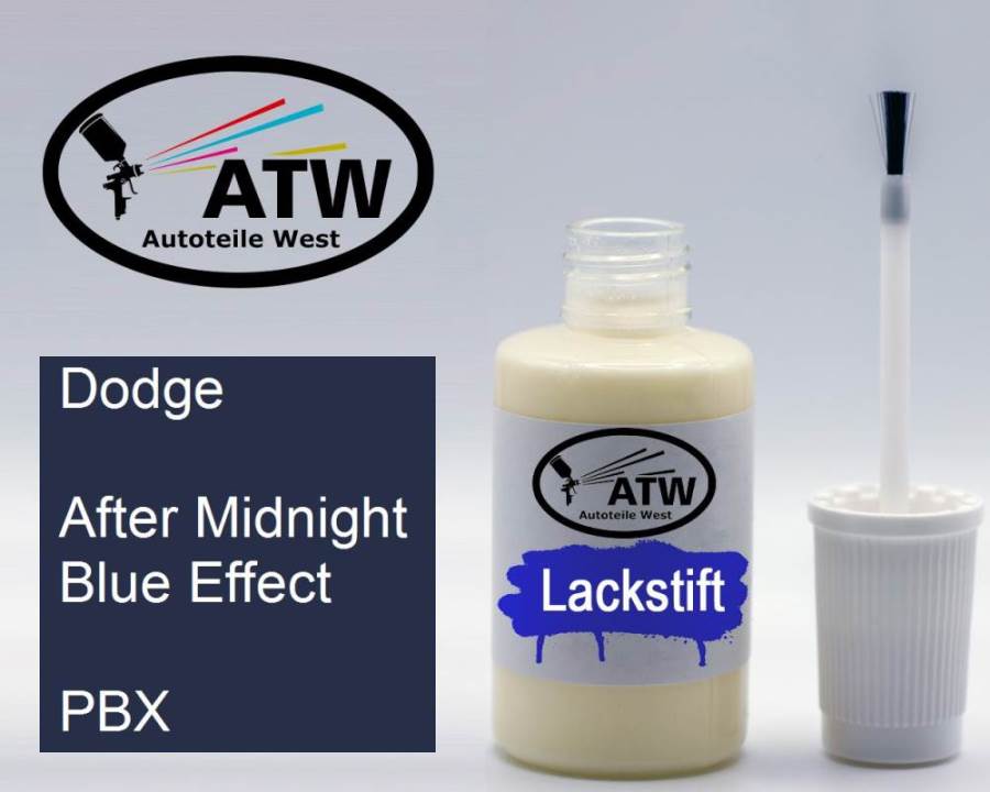 Dodge, After Midnight Blue Effect, PBX: 20ml Lackstift, von ATW Autoteile West.